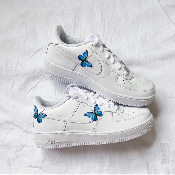 Nike custom 🦋 air force 1 sneakers - Picture 4 of 4